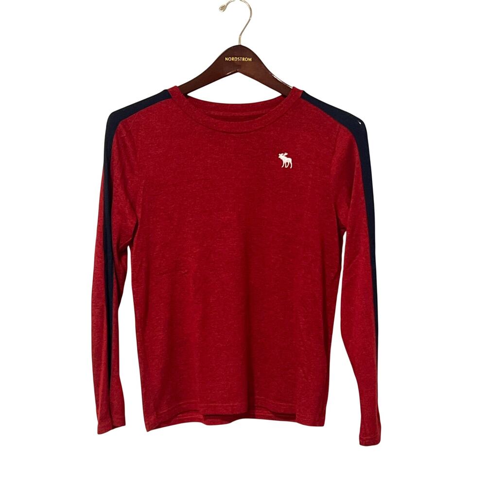 Abercrombie Kids, Red, Long Sleeve Shirt, Size 11-12, 1547K